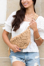 Load image into Gallery viewer, Aili&#39;s Corner Macrame Sling Bag