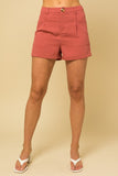 Gilli FRONT PLEATED SHORT