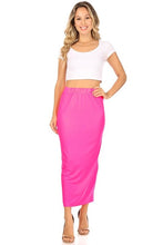 Load image into Gallery viewer, Moa Collection Solid Midi Pencil Skirt