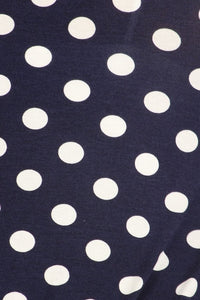 Moa Collection Polka dot Open Front Short sleeve cardigan