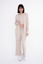 Load image into Gallery viewer, Mono B Lounge Open-Front Terry Cardigan