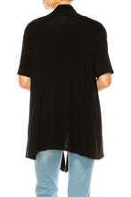 Load image into Gallery viewer, Moa Collection Solid, relax fit cardigan with an open front