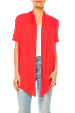 Load image into Gallery viewer, Moa Collection Solid, relax fit cardigan with an open front