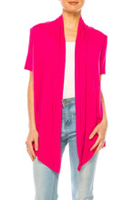 Load image into Gallery viewer, Moa Collection Solid, relax fit cardigan with an open front