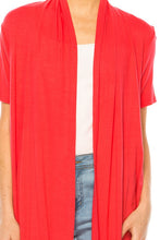 Load image into Gallery viewer, Moa Collection Solid, relax fit cardigan with an open front