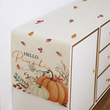 Load image into Gallery viewer, 2 Fall Hello Pumpkin Table RunnerS 13x72, 10H-166H007