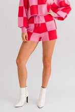 Load image into Gallery viewer, LE LIS CHECKERED SWEATER SHORTS