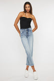 Kan Can USA HIGH RISE STRAIGHT FIT JEANS-KC20011L