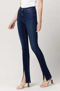 Flying Monkey High Rise Slim Straight W/Slit