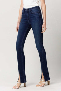 Flying Monkey High Rise Slim Straight W/Slit