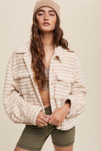 Load image into Gallery viewer, Listicle Plaid Fleece Shacket