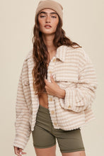 Load image into Gallery viewer, Listicle Plaid Fleece Shacket