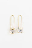 Lovoda Sparkling Pin Hook Earrings