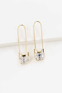 Lovoda Sparkling Pin Hook Earrings