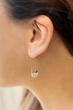 Lovoda Sparkling Pin Hook Earrings