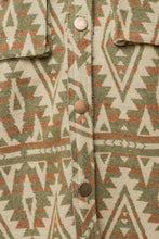 Load image into Gallery viewer, Gilli 3D Pocket Aztec Print Shacket