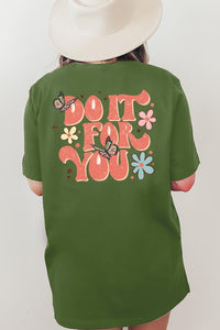 DO IT FOR YOU SHORT SLEEVE