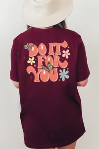 DO IT FOR YOU SHORT SLEEVE