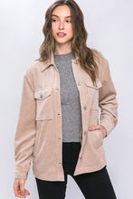 Load image into Gallery viewer, Love Tree Corduroy Button Down Jacket With Pockets