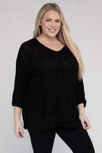 Load image into Gallery viewer, eesome Plus Size Crew Neck Knit Sweater