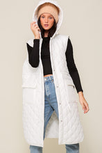 Load image into Gallery viewer, TIMING Oversized Quilted Midi Jacket