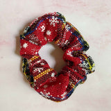 Merry Plaid Scrunch Set Of 4