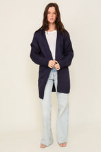 Load image into Gallery viewer, TIMING Long Sleeve Open Front Cardigan With Back Heart