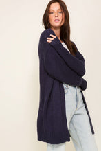 Load image into Gallery viewer, TIMING Long Sleeve Open Front Cardigan With Back Heart