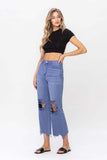 VERVET by Flying Monkey 90"s Vintage Crop Flare Jeans