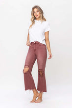 Load image into Gallery viewer, VERVET by Flying Monkey 90S VINTAGE HIGH RISE CROP FLARE JEAN