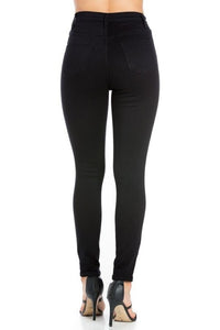 GJG Denim High Rise Skinny Jean in Black