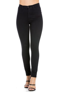 GJG Denim High Rise Skinny Jean in Black