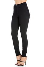 Load image into Gallery viewer, GJG Denim High Rise Skinny Jean in Black