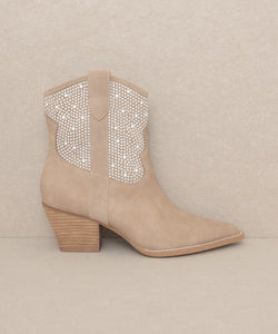 KKE Originals OASIS SOCIETY Cannes - Pearl Studded Western Boots