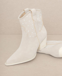 KKE Originals OASIS SOCIETY Cannes - Pearl Studded Western Boots