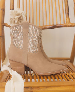 KKE Originals OASIS SOCIETY Cannes - Pearl Studded Western Boots