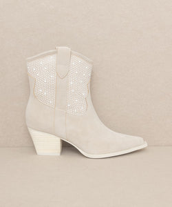 KKE Originals OASIS SOCIETY Cannes - Pearl Studded Western Boots