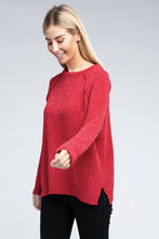 Load image into Gallery viewer, ZENANA Raglan Chenille Sweater