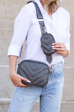 Load image into Gallery viewer, Aili&#39;s Corner Elsie Quilted Crossbody Plus Mini Case Coin Purse