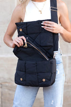 Load image into Gallery viewer, Fold-Over Puffer Crossbody Plus Pouch