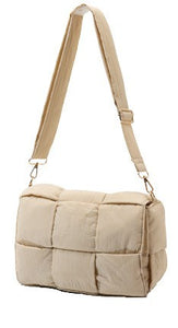 Fold-Over Puffer Crossbody Plus Pouch