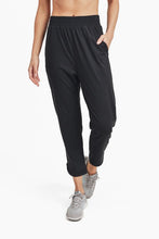 Load image into Gallery viewer, Mono B Athleisure Joggers with Curved Notch Hem