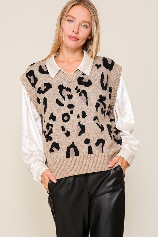 Lumiere Leopard Vest