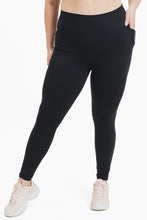 Load image into Gallery viewer, Mono B Curvy Tapered Band Essential High Waist Leggings