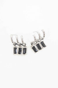 Lovoda Into the Dark Tri Hoop Earrings