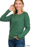 ZENANA Viscose Round Neck Basic Sweater