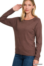 Load image into Gallery viewer, ZENANA Viscose Round Neck Basic Sweater