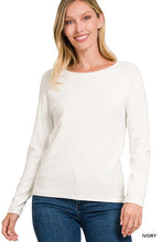 Load image into Gallery viewer, ZENANA Viscose Round Neck Basic Sweater