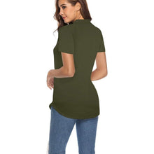 Load image into Gallery viewer, 3/4 Sleeve V Neck Loose Top, SMALL, 2H-169T003