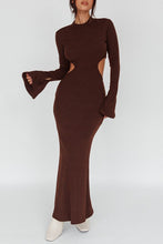 Load image into Gallery viewer, One and Only Collective Inc Long Sleeves with flared Cuffs Knit Maxi Dress